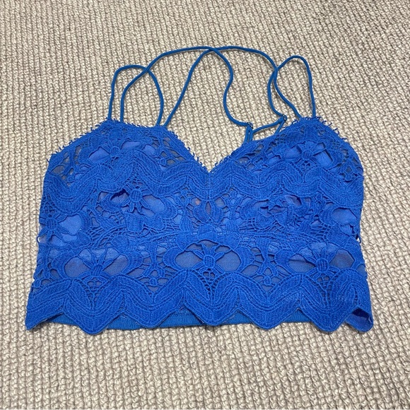 Free People FP One Ilektra Bralette in Electric Blue (XS) - Picture 7 of 9